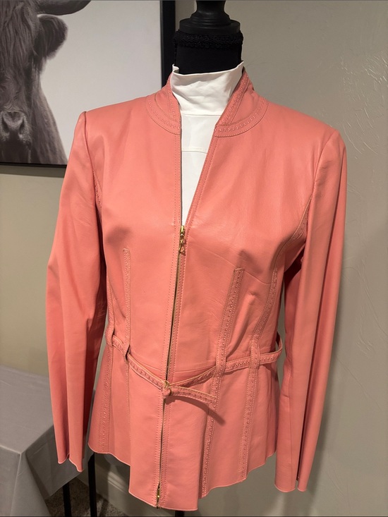Doncaster Jackets & Blazers - Vintage Don Caster Women's Pink Leather Jacket